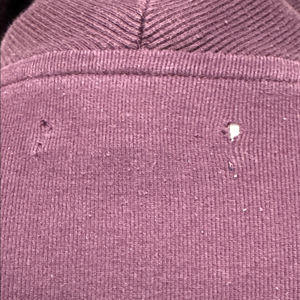Banana Republic Plum Henley Sweatshirt Size M - Picture 5 of 6